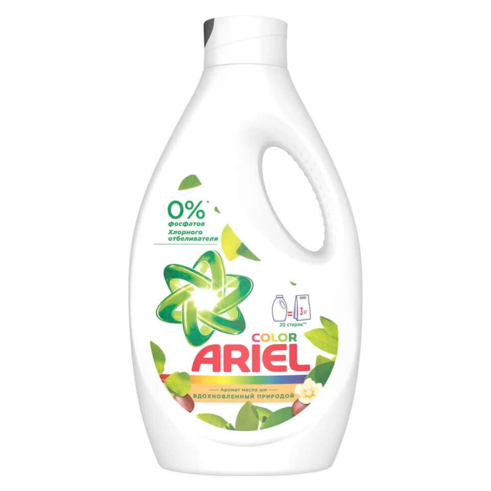 Гель для стирки Ariel Масло Ши концентрированный защита цвета 1.3л