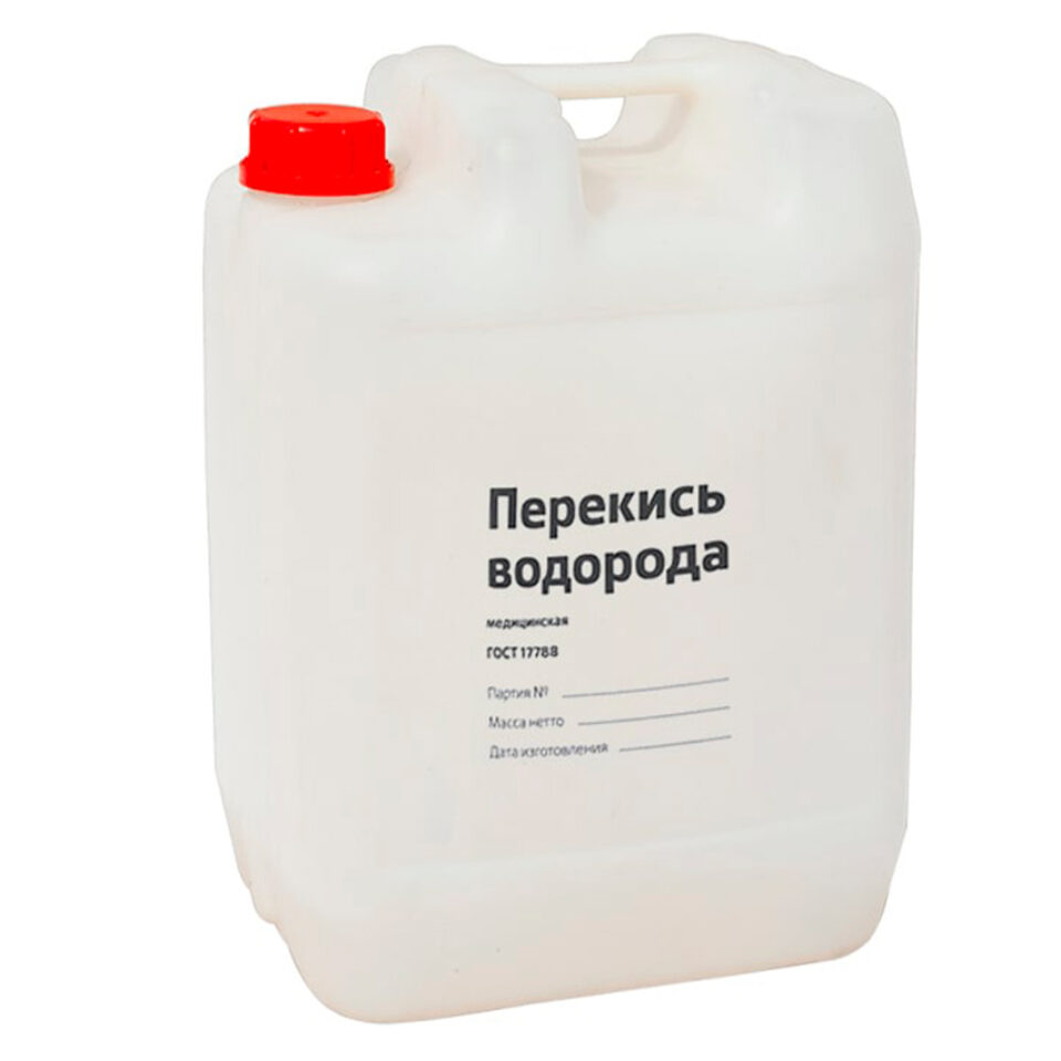 Перекись водорода мед 37.7% 34кг ГОСТ 177-88 ТУ дезинфекция